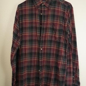 Arrow Men Flannel Shirt Button Down Small